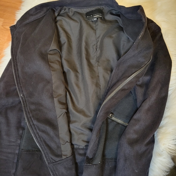 Elie Tahari Black Zip Jacket - Picture 5 of 11